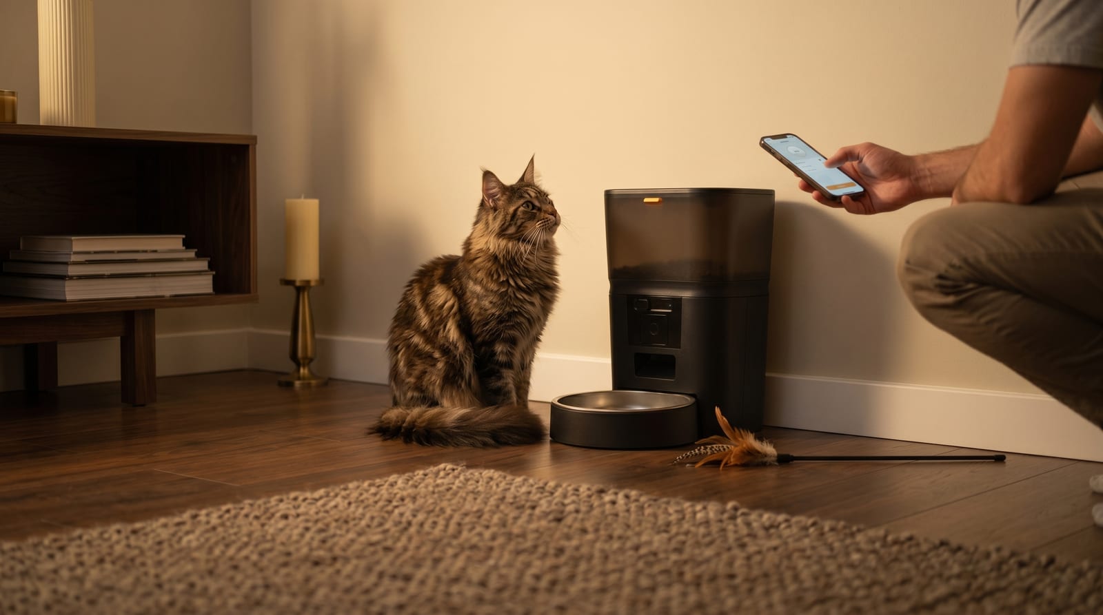 VaultPaw Feed — keyed release, opened by schedule or tap